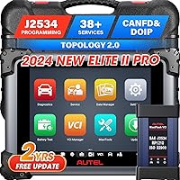 2024 New Autel MaxiSys Elite II Pro Scanner, 2 Years Free Update, New Version of MS909/ MS919/ Ultra, DoIP&CANFD, J2534 ECU Programming & Coding, 38+ Services