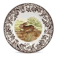 Spode Woodland Salad Plate, Rabbit, 8” | Perfect for Thanksgiving and Other Special Occasions | Made in England from Fine Earthenware | Microwave and Dishwasher Safe