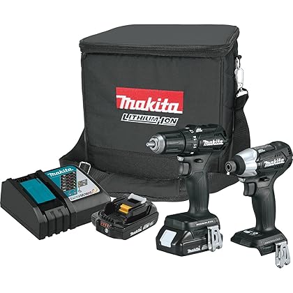 Makita CX200RB 18V LXT® Lithium-Ion Sub-Compact Brushless Cordless 2-Pc. Combo Kit (2.0Ah)