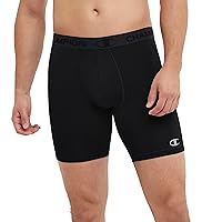 Champion Men's Compression Shorts, Total Support Pouch, Mvp, Moisture-wicking, 6