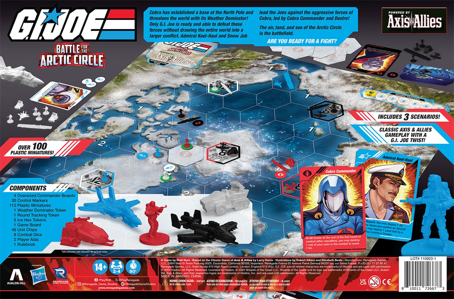 Renegade Game Studios G.I. Joe: Battle for The Arctic Circle Powered by Axis & Allies
