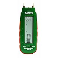 MO210 Pocket Size Moisture Meter with 2-in-1 Digital LCD Readout and Analog Bargraph
