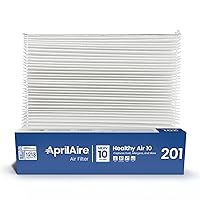 AprilAire 201 Replacement Furnace Filter for AprilAire 2200, 2250 or Space-Gard 2200, 2250 Whole-House Air Purifiers - MERV 10, 20x25x6 Air Filter (Pack of 10)