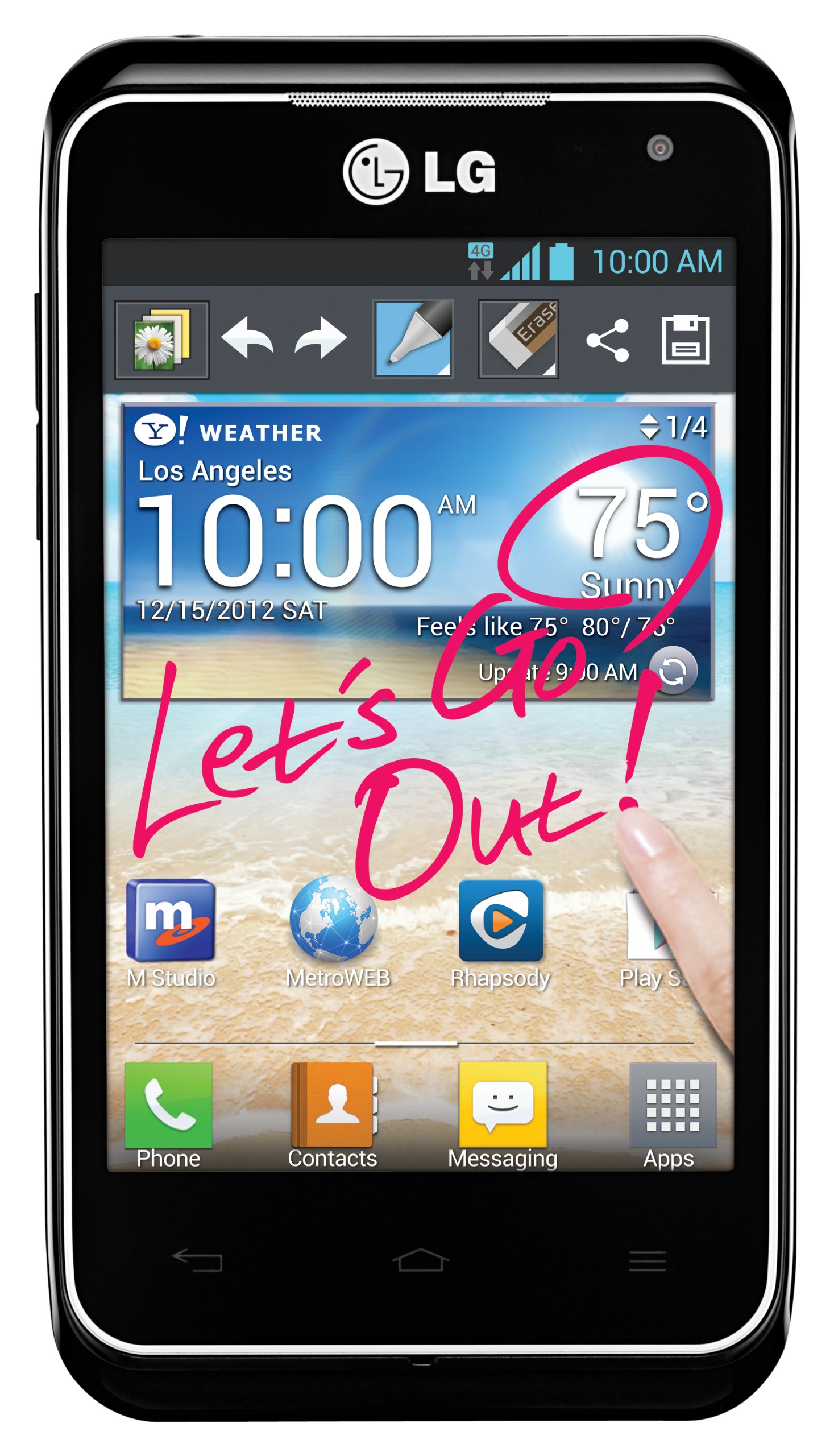 LG Motion 4G LTE Prepaid Android Phone (MetroPCS)