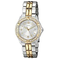 GUESS Gold-Tone Bracelet Watch with Date Feature. Color: Gold-Tone (Model: U85110L1)
