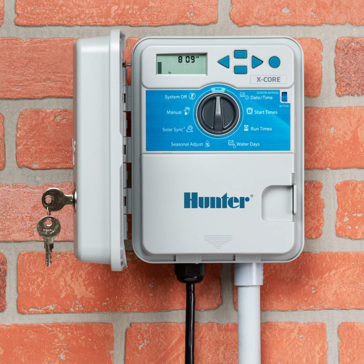 Hunter Sprinkler XC600 X-Core 6-Station Outdoor Irrigation Controller, Small, Gray