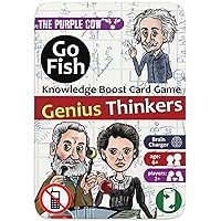 The Purple Cow Go Fish! - Genius Thinkers - The Classic Card Game with a General Knowledge Boost for Kids & Families Ages 6+