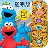Sesame Street - Cookie’s Favorite Things - Touch & Feel Textured Sound Pad for Tactile Play - Elmo, Cookie Monster, and More! – PI Kids