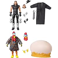 WWE Action Figure 2-Pack Ultimate Edition Survivor Series 1990 Undertaker & Gobbledy Gooker Collectibles with Interchangeable Accessories, Extra Heads & Swappable Hands