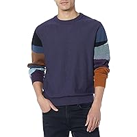 Paul Smith Ps Men's Cotton Camo Sleeve Sweater