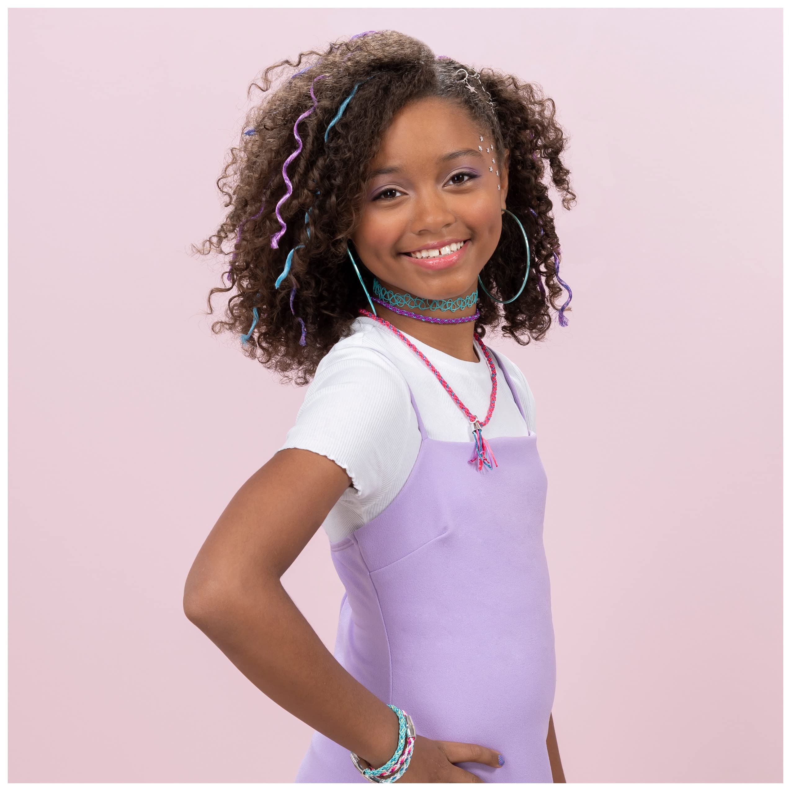 Cool Maker, Hollywood Hair Extension Maker for Girls with 6 Bonus Extensions (18 Total) and Accessories, Amazon Exclusive