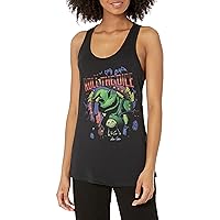 Disney Women's Nightmare Before Christmas Oogie Dice Slim Fit, Scoop Hem Racerback Tank