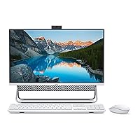 Dell Inspiron 5400 AIO All in One PC, 23.8-inch FHD Touch , Intel Core i5-1135G7, 12GB DDR4, 256GB SSD + 1TB HDD, IR Webcam, Windows 10 (Renewed)