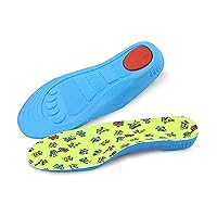 Kids Orthotic Insoles Kids Flat Feet Inserts for Moderate Arch Support, Comfort and Soft Cushion (17.9 cm / Toddler 8.5-11)