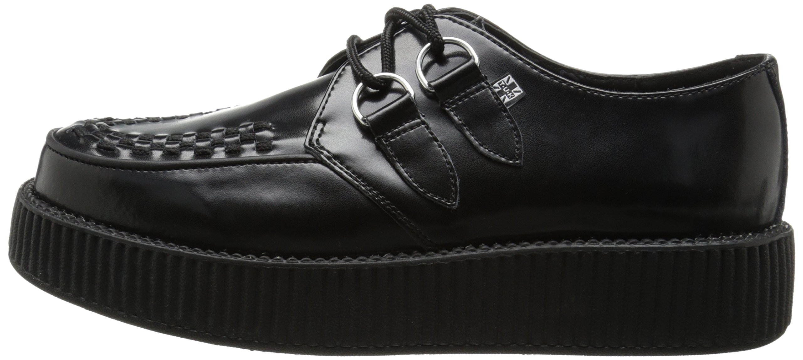 Mua . Black Leather Viva Mondo Creepers Shoes for Women and Men, Lace  Up Platform Shoes trên Amazon Mỹ chính hãng 2023 | Giaonhan247