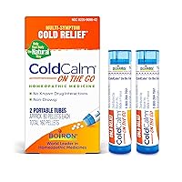 ColdCalm On The Go Cold Relief for Sneezing, Runny Nose, Nasal Congestion, and Sore Throat - 2 Count (160 Pellets)