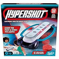 Hypershot Electronic Tabletop Hockey Game | 5 Games in 1 | Music, Lights, and Sounds | Ages 8 and Up | For 1 to 2 Players | Kids Board Games