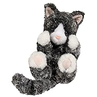 Lil' Baby Black & White Kitten Plush Stuffed Animal