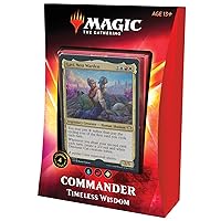 Magic: The Gathering Timeless Wisdom Ikoria Commander Deck | 100 Card Deck | 4 Foil Legendary Creatures