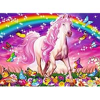 Ravensburger Horse Dreams - 100 Piece Glitter Jigsaw Puzzle for Kids – Every Piece is Unique, Pieces Fit Together Perfectly