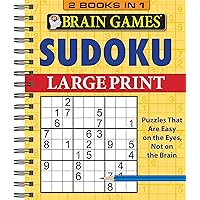 Brain Games - 2 Books in 1 - Sudoku (Large Print) Brain Games - 2 Books in 1 - Sudoku (Large Print) Spiral-bound