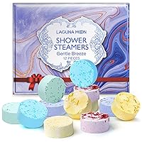 Aromatherapy Shower Steamers - 12pc Variety Pack Essential Oil Shower Steamers - Self Care, Nasal Relief, Relaxation, Pampering Vapor Shower Tablets for Home Spa, Gifts for Men, Women, Moms