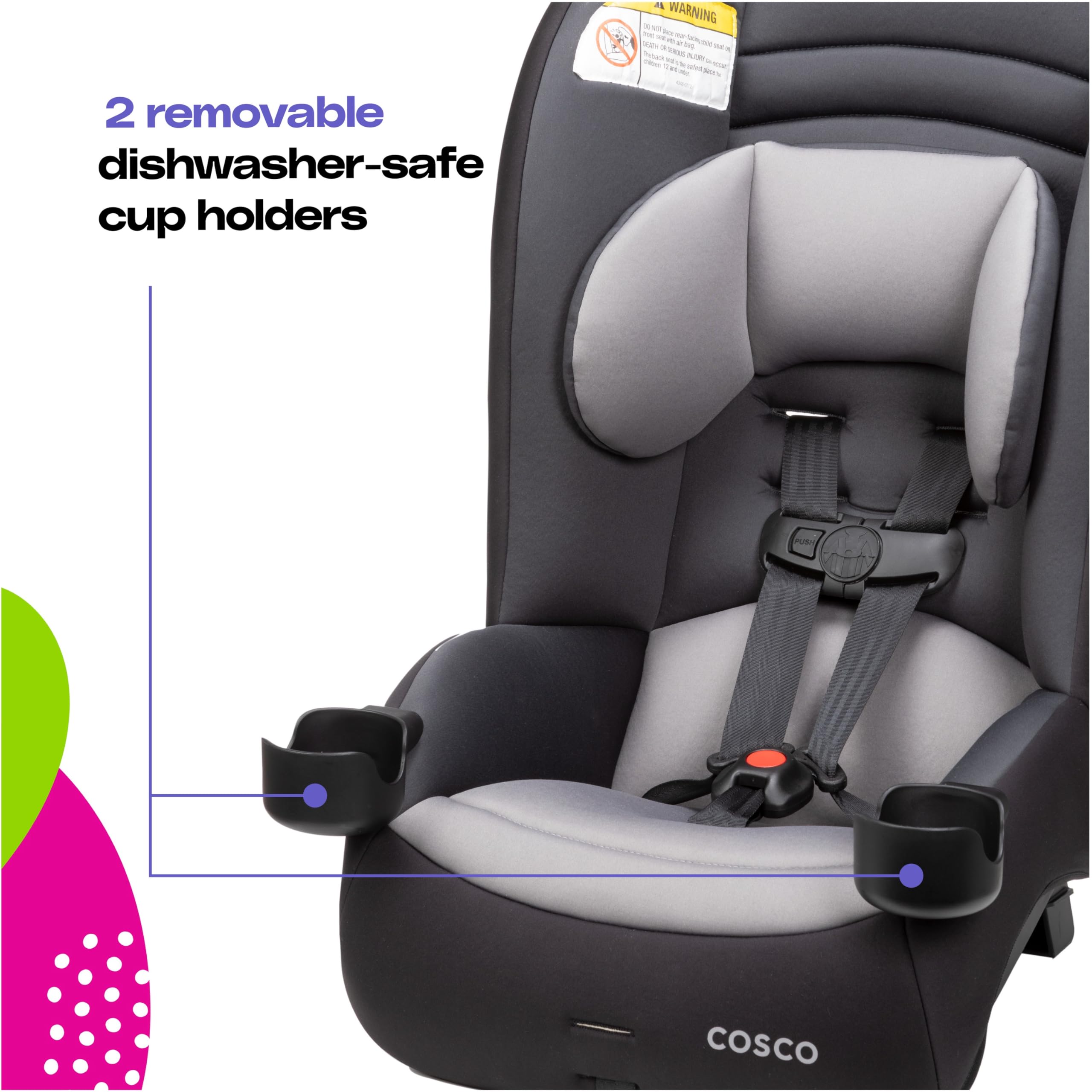 Cosco Kids™ MightyFit™ LX Convertible Car Seat, Canyon