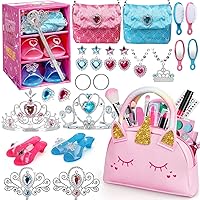 TOY Life Princess Toys for Girls - Princess Shoes and Dress Up with Unicorn Makeup kit