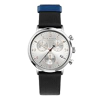 Ted Baker Gents Black Eco-Leather Strap Watch (Model: BKPCSS3019I)