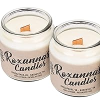 Summer Candles | Lemon Zest & Honeysuckle Jasmine | 100% Soy Wax, Wooden Wicks, Clean-Burning & Allergy-Friendly Scented Soy Candles
