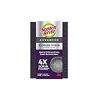 Scotch-Brite Advanced Extreme Scrub, Ideal for Grills and Grates, 12 Scour Pads