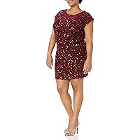 City Chic Women's Apparel Women's City Chic Plus Size Dress Sequin Party