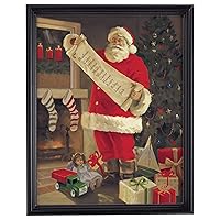 Let's Make Memories Personalized Santa's List Canvas - Family Christmas Décor - 16