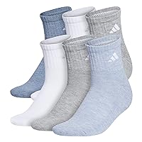 adidas Women's Athletic Quarter Socks 6-Pack