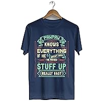 Pawpaw Shirts for Men - Pawpaw Knows Everything Funny Best Pawpaw Gifts Fathers Day Unisex T-Shirt