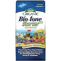 Espoma Organic Bio-Tone Starter Plus 4-3-3 Natural & Organic Food with Both Endo & Ecto Mycorrhizae; 8 lb. Bag; The Ultimate Starter Plant Food