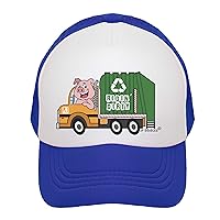 Monster Truck-Garbage Truck-Train- Tractor- Hat Kids Trucker Hat-Baseball Mesh Back Cap