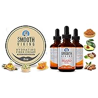 Smooth Viking Hydrating Fiber Cream and Beard Oil Conditioner