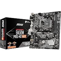 MSI ProSeries AMD Ryzen 1st and 2ND Gen AM4 M.2 USB 3 DDR4 D-Sub DVI HDMI micro-ATX Motherboard (B450M PRO-M2 Max) (B450MPM2MAX)