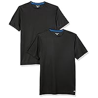 Amazon Essentials Men's Active Performance Tech T-Shirt (Available in Big & Tall), Pack of 2