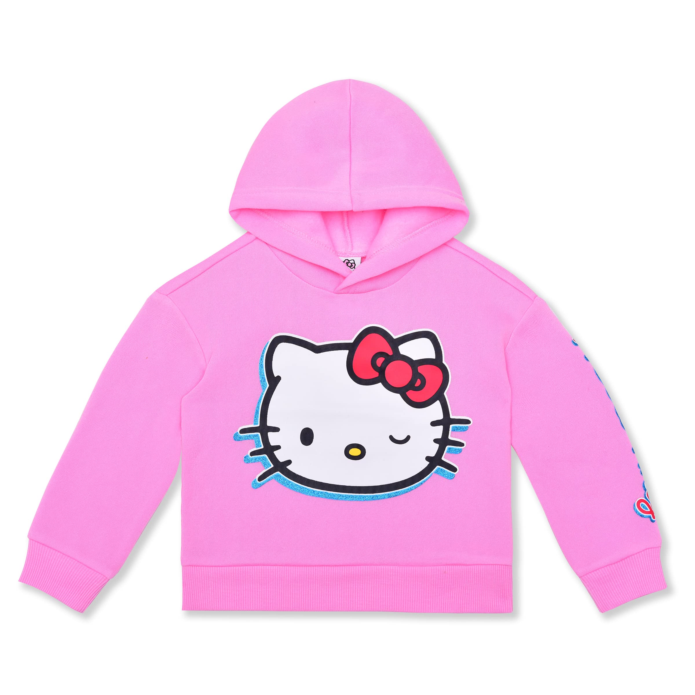 Hello Kitty Girls 2 Pack Hoodie for Infant, Toddler, Little and Big Kids – Blue/Pink