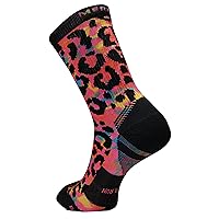 Merrell Men's and Women's Trail Running Cushioned Socks-1 Pair Pack-Unisex Anti-Slip Heel & Arch Compression