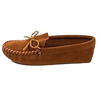 Minnetonka Men's Leather Laced Softsole Moccasin