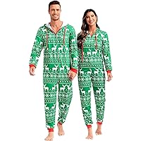 frawirshau Christmas Onesie Pajamas For Family Couples Onesie Pajamas For Women Onesies