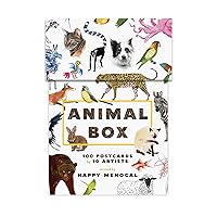 Animal Box: 100 Postcards by 10 Artists (100 postcards of cats, dogs, hens, foxes, lions, tigers and other creatures, 100 designs in a keepsake box) Animal Box: 100 Postcards by 10 Artists (100 postcards of cats, dogs, hens, foxes, lions, tigers and other creatures, 100 designs in a keepsake box) Card Book