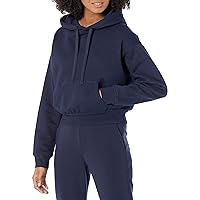 Amazon Essentials Women's Crop Hoodie Sweatshirt (Available in Plus Size)