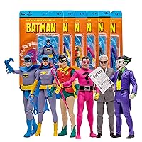 McFarlane Toys - DC Retro Batman 66, 6 Pack, 6in Scale Figures