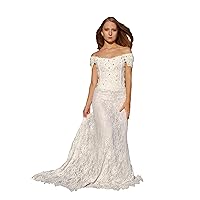Designer Lace Wedding Dress, only 1 available(Model Sample)