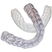 Dental Lab Custom Teeth Night Guard - Medium Firmness(not a hard guard) LOWER TEETH - Protect Teeth From Grinding, Clenching, Bruxism - Medium Density - Soft but Strong Teeth Mouth Guard