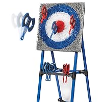 EastPoint Deluxe Steel Frame Axe Throw Target Game Set - Steel Frame for Indoors and Outdoors